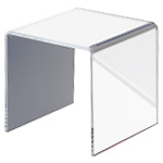 Mirrored Acrylic Square Risers
