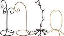 Wrought Iron Ornament Hanger Stands