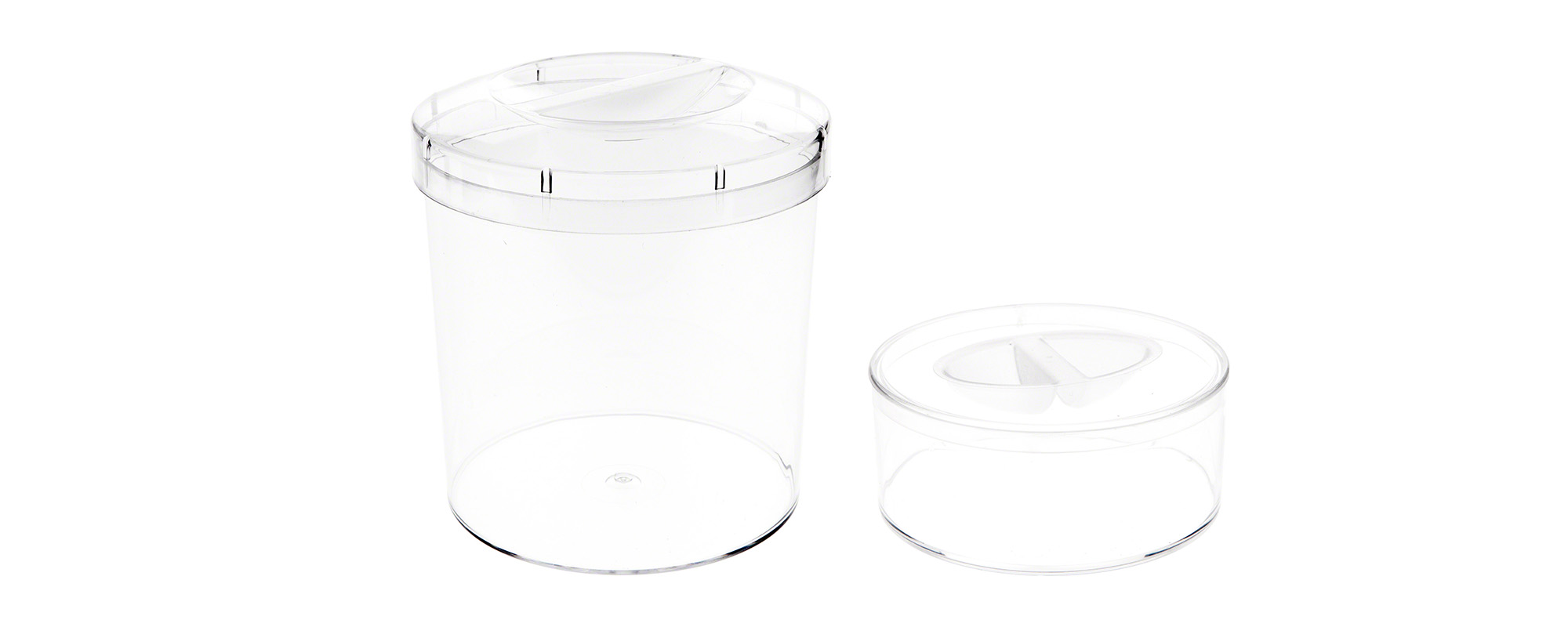 Plastic Storage Containers with Pinch Style Lid