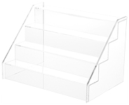 Acrylic 4-Step Open Front Stair Risers