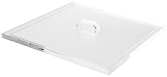 Acrylic Lids with Handles for Acrylic Cases