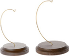 Wire Ornament Hanger Stands with Wood Bases