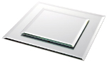 Square 5mm Beveled Glass Mirrors