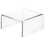Clear Acrylic Short Square Risers