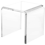 Clear Acrylic Beveled Square Risers