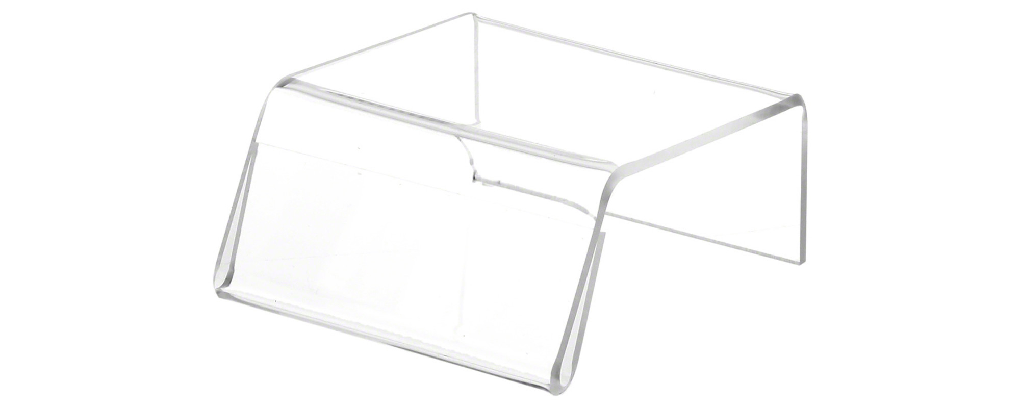 Clear Acrylic Riser Sign-Holders