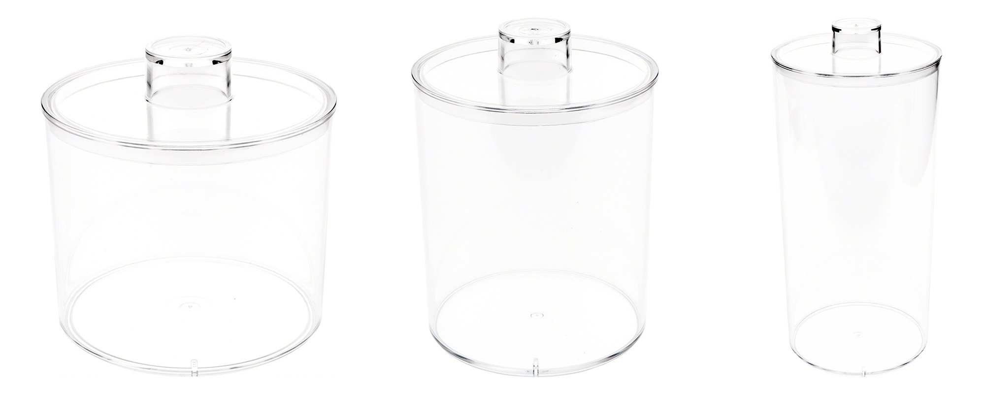 Round Plastic Storage Containers with Lid