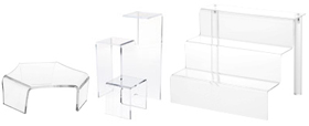 Acrylic Display Risers, Stairs & More