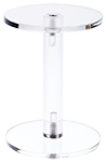 Acrylic Round Barbell Pedestal Risers