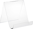 Clear Acrylic Flat Back Display Easels with Rounded Front