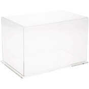 Plymor Clear Acrylic Display Case with Clear Base, 11" x 7" x 7"
