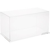 Plymor Clear Acrylic Display Case with Clear Base, 12" x 6" x 6"
