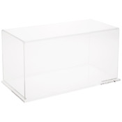 Plymor Clear Acrylic Display Case with Clear Base, 12" x 6" x 6"