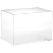 Plymor Clear Acrylic Display Case with Clear Base, 12" W x 8" D x 8" H
