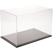 Plymor Clear Acrylic Display Case with Black Base, 14" W x 9" D x 9" H