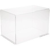 Plymor Clear Acrylic Display Case with Clear Base, 14" x 9" x 9"