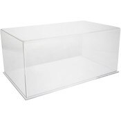 Plymor Clear Acrylic Display Case with Clear Base, 20" x 12" x 9"
