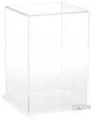 Plymor Clear Acrylic Display Case with Clear Base, 6" W x 6" D x 9" H