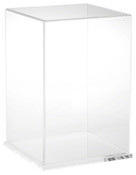 Plymor Clear Acrylic Display Case with Clear Base, 8" W x 8" D x 12" H