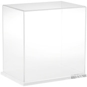 Plymor Clear Acrylic Display Case with Clear Base, 9" W x 6" D x 9" H