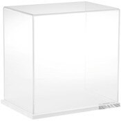 Plymor Clear Acrylic Display Case with Clear Base, 9" W x 6" D x 9" H