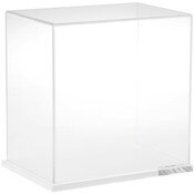 Plymor Clear Acrylic Display Case with Clear Base, 9" W x 6" D x 9" H