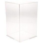 Plymor Clear Acrylic Display Case with Clear Base, 9" x 9" x 14"
