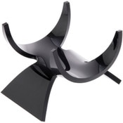 Plymor Black Acrylic Fossil, Mineral or Crystal Display Holder Stand, 1.75" H x 2" W x 2.375" D
