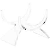Plymor Clear Acrylic Fossil, Mineral or Crystal Display Holder Stand, 1.75" H x 2" W x 2.375" D