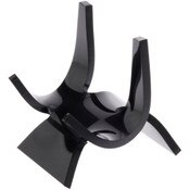 Plymor Black Acrylic Double-Scoop Display Easel, 1.75" H x 1.75" W x 1.75" D