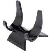 Plymor Black Acrylic Double-Scoop Display Easel, 2.375" H x 2.25" W x 2.125" D