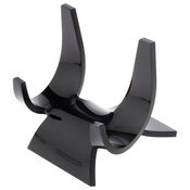 Plymor Black Acrylic Double-Scoop Display Easel, 2.375" H x 2.25" W x 2.125" D