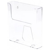 Plymor Clear Acrylic Paper Literature Holder (Wall Mount), Fits 8.5" x 11" Documents