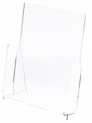 Plymor Clear Acrylic Premium Brochure / Document Literature Holder, Fits 8.5" x 11" Items