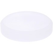Plymor Frosted Acrylic Beveled Round Display Base, 5" W x 5" D x 1" H