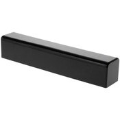 Plymor Black Acrylic Rectangular Display Base, 12" W x 2" D x 2" H