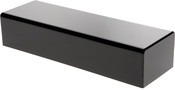 Plymor Black Acrylic Rectangular Display Base, 14" W x 4.5" D x 3" H
