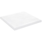 Plymor Frosted Acrylic Square Beveled Display Base, 10" W x 10" D x 0.75" H