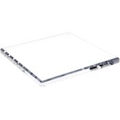 Plymor Clear Acrylic Square Beveled Display Base, 10" W x 10" D x 0.75" H