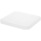 Plymor Frosted Acrylic Beveled Corner-Cut Display Base, 7" W x 7" D x 0.75" H