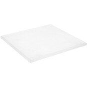 Plymor Frosted Acrylic Square Beveled Display Base, 10" W x 10" D x 0.5" H