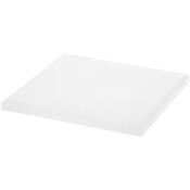 Plymor Frosted Acrylic Square Beveled Display Base, 6" W x 6" D x 0.5" H