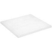 Plymor Frosted Acrylic Square Beveled Display Base, 8" W x 8" D x 0.5" H