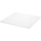Plymor Frosted Acrylic Square Beveled Display Base, 9" W x 9" D x 0.5" H