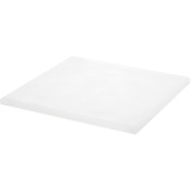 Plymor Frosted Acrylic Square Beveled Display Base, 9" W x 9" D x 0.5" H