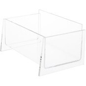 Plymor Clear Acrylic Postcard Literature Holder (Countertop), Fits 5.8" x 4.1" Items