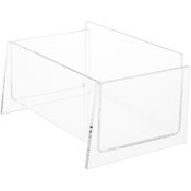 Plymor Clear Acrylic Postcard Literature Holder (Countertop), Fits 5.8" x 4.1" Items