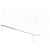 Plymor Clear Acrylic 29-CD Display Shelf, 12" W x 7" D x 5.5" H