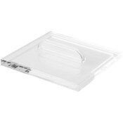 Plymor Clear Acrylic Lid with Handle (for Square Clear Acrylic Display Case), 4" x 4"