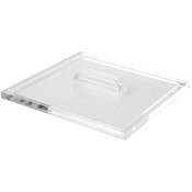 Plymor Clear Acrylic Lid with Handle (for Square Clear Acrylic Display Case), 6" x 6"